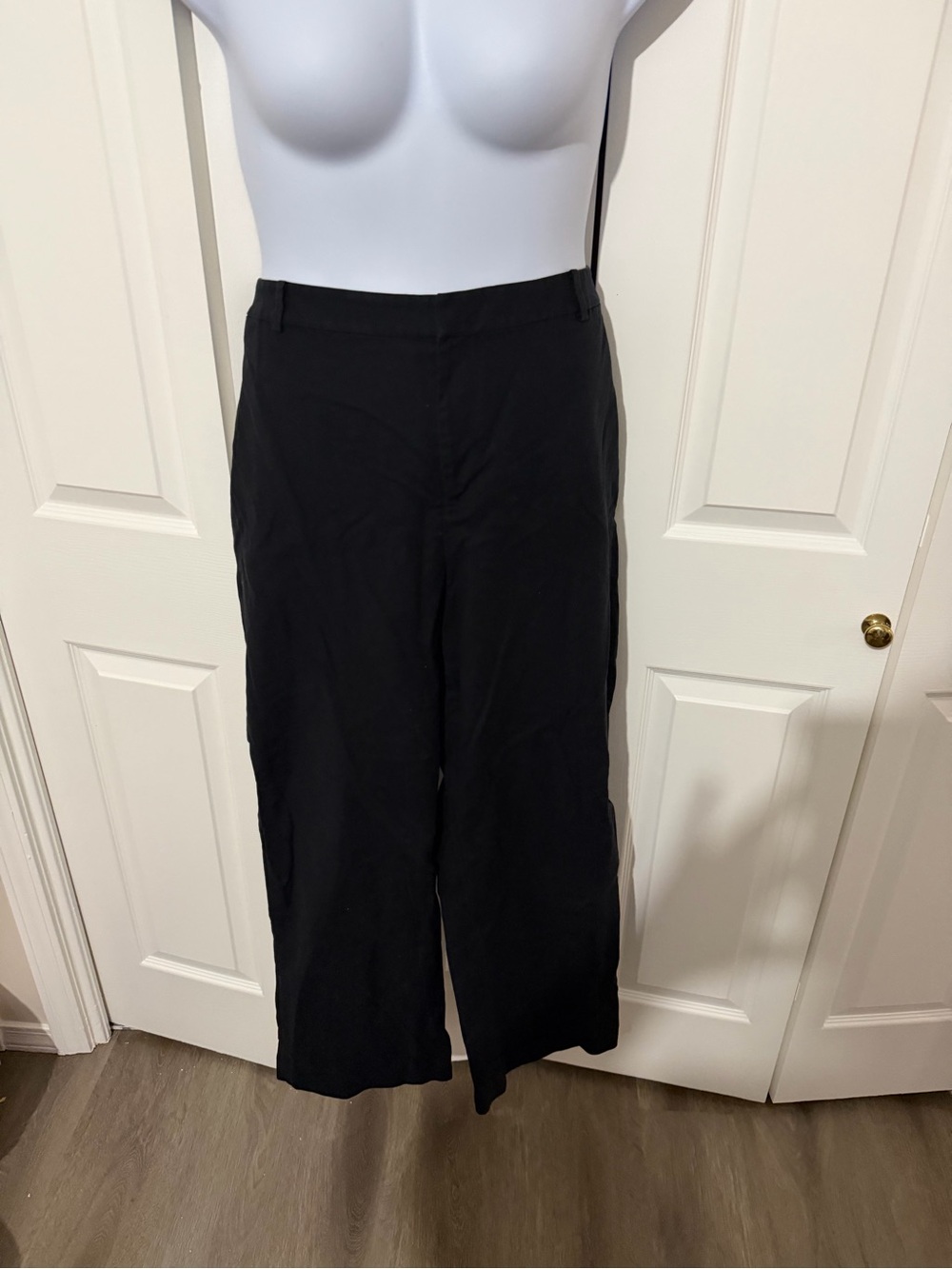 Polo by Ralph Lauren Black Wide-Leg Women's Trousers 22w